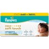 Pampers Aqua Soft Touch vlhčené obrúsky 6 x 60 ks