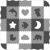 Eco Toys Detské penové puzzle 122x122cm hracia deka podložka na zem Zvieratká 25 dielov Eco Toys Detské penové puzzle 122x122cm hracia deka podložka na zem Zvieratká 25 dielov