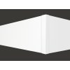 Dimex, Kryt s bočným ukončením 70 mm - biely, 5,6m (2 x 2,8m) Dimex, Kryt s bočným ukončením 70 mm - biely, 5,6m (2 x 2,8m)