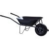 Fúrik stavebný, plné koleso, priemer 400mm, BANTAM, objem 60L, čierna, plechová korba Fúrik stavebný, plné koleso, priemer 400mm, BANTAM, objem 60L, čierna, plechová korba