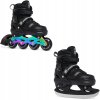 Raven Drill Black/Neo Chrome 2v1 detské korčule - EU 38-42, dámský (se zoubky) Raven Drill Black/Neo Chrome 2v1 detské korčule - EU 38-42, dámský (se zoubky)