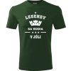 Lahvově zelené tričko Legendy sa rodia v júli - darček k 50 narodeninám pre mužov XXXL Lahvově zelené tričko Legendy sa rodia v júli - darček k 50 narodeninám pre mužov XXXL