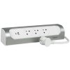 LEGRAND | Legrand 049406 - Predlžovací kábel 3Z Typ E + USB-A + USB-C 1m strieborná/biela | SM049406 LEGRAND | Legrand 049406 - Predlžovací kábel 3Z Typ E + USB-A + USB-C 1m strieborná/biela | SM049406