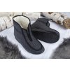 Wooline Dôchodky s ovčou vlnou, čierne Veľkosť: 43 Wooline Dôchodky s ovčou vlnou, čierne Veľkosť: 43