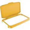 Durable Výklopné veko na kôš DURABIN 60 s rámom žlté