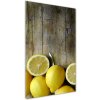 Vertikálny foto obraz sklenený Citróny 50x100 cm Vertikálny foto obraz sklenený Citróny 50x100 cm
