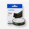 CAPERLAN Splietaná šnúra na prívlač 4 vlákna TX4 kaki 12_SLASH_100 - 150 m CAPERLAN Splietaná šnúra na prívlač 4 vlákna TX4 kaki 12_SLASH_100 - 150 m