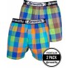 Pánske boxerky Meatfly Gigi oranžová/hnedá M Pánske boxerky Meatfly Gigi oranžová/hnedá M