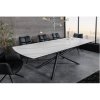 Rozkladací jedálenský stôl Mikado 46495 180/230x90cm Ceramik white marble Rozkladací jedálenský stôl Mikado 46495 180/230x90cm Ceramik white marble