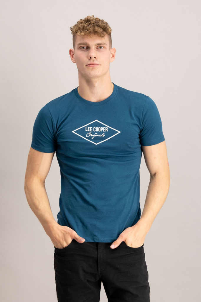 Lee Cooper pánske tričko Originals modré