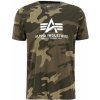 tričko pánske ALPHA INDUSTRIES - olive camo_100501C tričko pánske ALPHA INDUSTRIES - olive camo_100501C