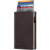 Tru Virtu Wallet Click & Slide leather Nappa Brown