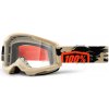 STRATA 2 100% - USA , brýle Kombat - čiré plexi STRATA 2 100% - USA , brýle Kombat - čiré plexi