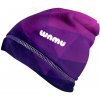 Wamu detská fleecová čiapka MOZAIKA fialová