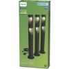 Záhradné stĺpikové svietidlo LED 2700K čierna IP44 PHILIPS GardenLink Low Volt Desi Kit 8720169387010 adaptér, balenie 3 ks, kábel Záhradné stĺpikové svietidlo LED 2700K čierna IP44 PHILIPS GardenLink Low Volt Desi Kit 8720169387010 adaptér, balenie 3 ks, kábel