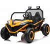 JOKO Elektrické autíčko Buggy FASTER 2x150W, DVOJMIESTNE kožené sedadlo, nosnosť 60kg, penové kolesá, FM rádio, žlté JOKO Elektrické autíčko Buggy FASTER 2x150W, DVOJMIESTNE kožené sedadlo, nosnosť 60kg, penové kolesá, FM rádio, žlté