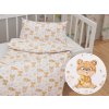Biante Detské bavlnené posteľné obliečky do postieľky Sandra SA-524 Roztomilí medvedíkovia na bielom Do postieľky 90x120 a 40x60 cm Biante Detské bavlnené posteľné obliečky do postieľky Sandra SA-524 Roztomilí medvedíkovia na bielom Do postieľky 90x120 a 40x60 cm