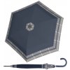 DOPPLER Fiber Flex AC Timeless Blue Hahnentritt - dámský holový vystřelovací deštník modrá 740765T02 DOPPLER Fiber Flex AC Timeless Blue Hahnentritt - dámský holový vystřelovací deštník modrá 740765T02