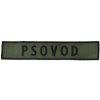 Nášivka PSOVOD - olivová-čierna Nášivka PSOVOD - olivová-čierna