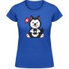 Akciové Dámske Tričko Soft-Style Gildan - Dizajn - Pes hrajúci sa na telefone - Royal Blue - XL - Dámske Akciové Dámske Tričko Soft-Style Gildan - Dizajn - Pes hrajúci sa na telefone - Royal Blue - XL - Dámske