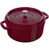 Staub Cocotte hrniec okrúhly 24 cm 3,8 l bordeaux