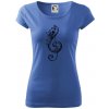 Husľový kľúč kvety - Dámske tričko Pure - XL ( Svetlomodrá ) Husľový kľúč kvety - Dámske tričko Pure - XL ( Svetlomodrá )
