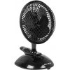 Stolový ventilátor s klipsom, 15 cm, 25 W, čierny Stolový ventilátor s klipsom, 15 cm, 25 W, čierny