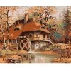 Diamantové maľovanie - STARÝ MLYN Rámovanie: bez rámu a bez vypnutia plátna, Rozmer: 40x50 cm Diamantové maľovanie - STARÝ MLYN Rámovanie: bez rámu a bez vypnutia plátna, Rozmer: 40x50 cm