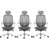 3PACK Kancelárska stolička AFRODITE sivá (3 ks) 3PACK Kancelárska stolička AFRODITE sivá (3 ks)