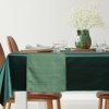 Takoy Súprava obrus + behúň fľaškovozelený, zelený 140x300 cm so saténovým leskom - GLAMO-HF-473373 | 140 x 300 cm Takoy Súprava obrus + behúň fľaškovozelený, zelený 140x300 cm so saténovým leskom - GLAMO-HF-473373 | 140 x 300 cm