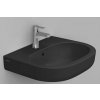 Ceramica Dolomite umývadlo 60x48 cm oválny klasické umývadlo čierna matná D461281 Ceramica Dolomite umývadlo 60x48 cm oválny klasické umývadlo čierna matná D461281