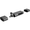 Icy Box IB-CR200-C s duálnym konektorom USB-A/microUSB a USB-C Icy Box IB-CR200-C s duálnym konektorom USB-A/microUSB a USB-C