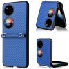 Plastový kryt CARBON FIBER TPU na Huawei P50 Pocket - Modrá Plastový kryt CARBON FIBER TPU na Huawei P50 Pocket - Modrá