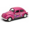 Welly Volkswagen Beetle model 1:34 ružový dúhový Welly Volkswagen Beetle model 1:34 ružový dúhový