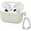 AppleKing silikónový obal s karabínou pre AirPods 3 - béžový - možnosť vrátiť tovar ZADARMO do 30tich dní AppleKing silikónový obal s karabínou pre AirPods 3 - béžový - možnosť vrátiť tovar ZADARMO do 30tich dní