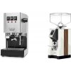 Gaggia Classic E24, stainless steel + Eureka Mignon Specialita, WD white, walnut Gaggia Classic E24, stainless steel + Eureka Mignon Specialita, WD white, walnut