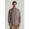 Gant flanelová košeľa reg microcheck dark khaki