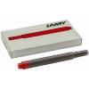 LAMY atramentové bombičky T10 červené 5ks LAMY atramentové bombičky T10 červené 5ks