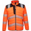 Portwest PW371 PW3 Hi Vis Baffle Bunda oranžová oranžová čierna oranžová čierna