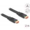 Delock High Speed HDMI Plochý stuhový kabel 48 Gbps 8K 60 Hz 2 m 81002 Delock High Speed HDMI Plochý stuhový kabel 48 Gbps 8K 60 Hz 2 m 81002