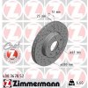 Brzdový kotúč ZIMMERMANN 400.3678.52 Brzdový kotúč ZIMMERMANN 400.3678.52