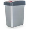 Plastový odpadkový kôš Keeeper 25l strieborný Plastový odpadkový kôš Keeeper 25l strieborný