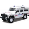 Bburago Land Rover Defender 110 1:50 bílá - policie Bburago Land Rover Defender 110 1:50 bílá - policie