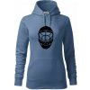Florbal maska - Mikina dámská Cape s kapucí - XS ( Denim ) Florbal maska - Mikina dámská Cape s kapucí - XS ( Denim )