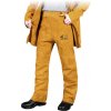 Zváračské kožené nohavice WELD 56-xl-panske zlta-tmava Zváračské kožené nohavice WELD 56-xl-panske zlta-tmava