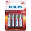 PHILIPS Alkaline AA 4ks LR6P4F/10 PHILIPS Alkaline AA 4ks LR6P4F/10