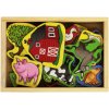 Melissa & Doug drevené magnetky farma 20 ks