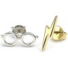 Carat Shop Strieborné náušnice Harry Potter - Blesk a okuliare SE0176 Carat Shop Strieborné náušnice Harry Potter - Blesk a okuliare SE0176