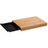 KESPER Bambusová doska s odkladacou miskou, čierna KESPER 58358 KESPER Bambusová doska s odkladacou miskou, čierna KESPER 58358