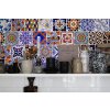 Nálepky na dlaždice Rozmanitosť vzoru azulejos Nálepky na dlaždice Rozmanitosť vzoru azulejos